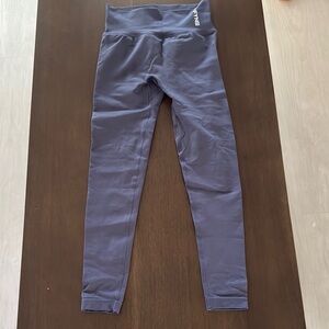 Dfyne Gray Performance Leggings with High Waist